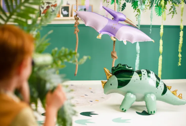 Stehender Folienballon - Dinosaurier: Triceratops - 101 x 60.5cm